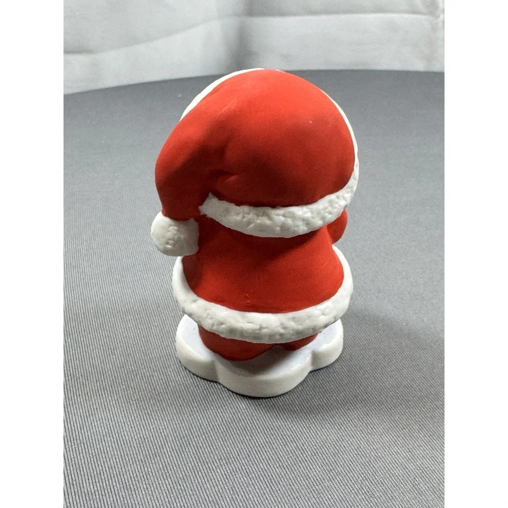 Vintage Santa‎ Claus Ceramic Figurine 3 1/2